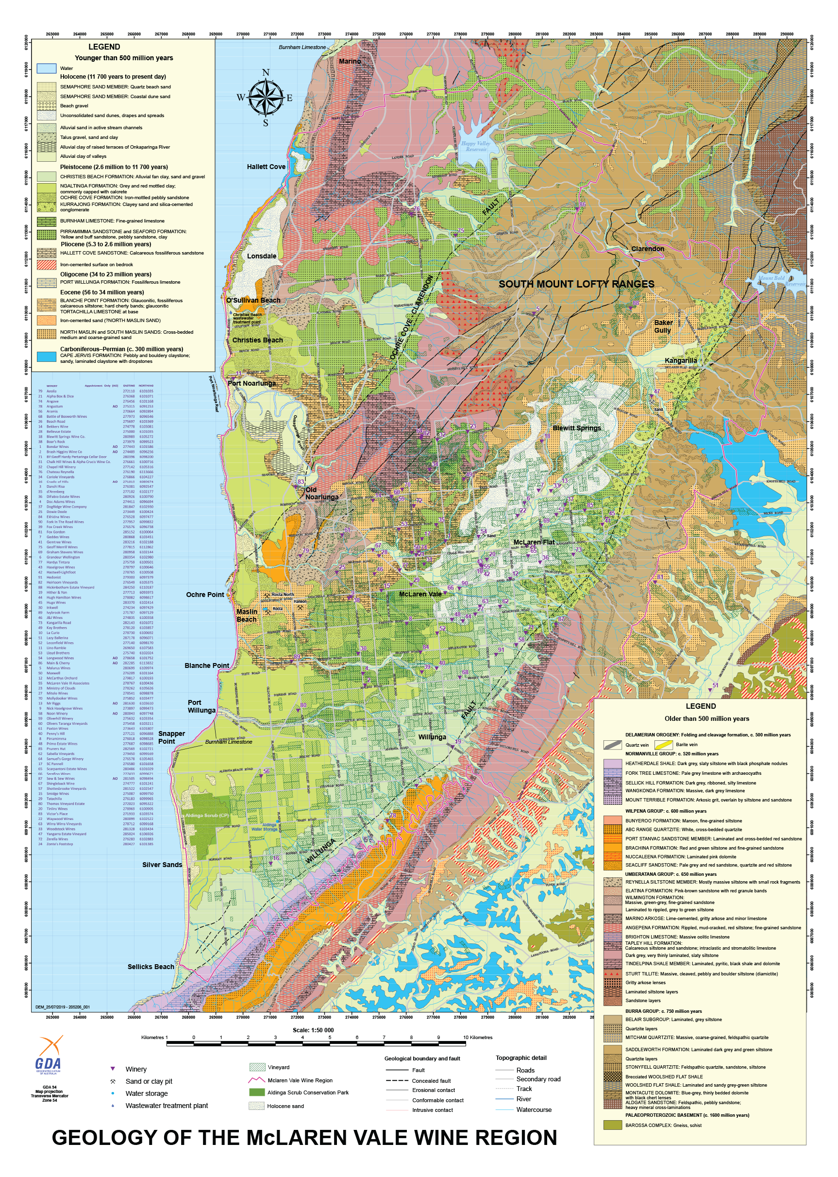 HIGH RES Geology Map 2019 MAP ONLY